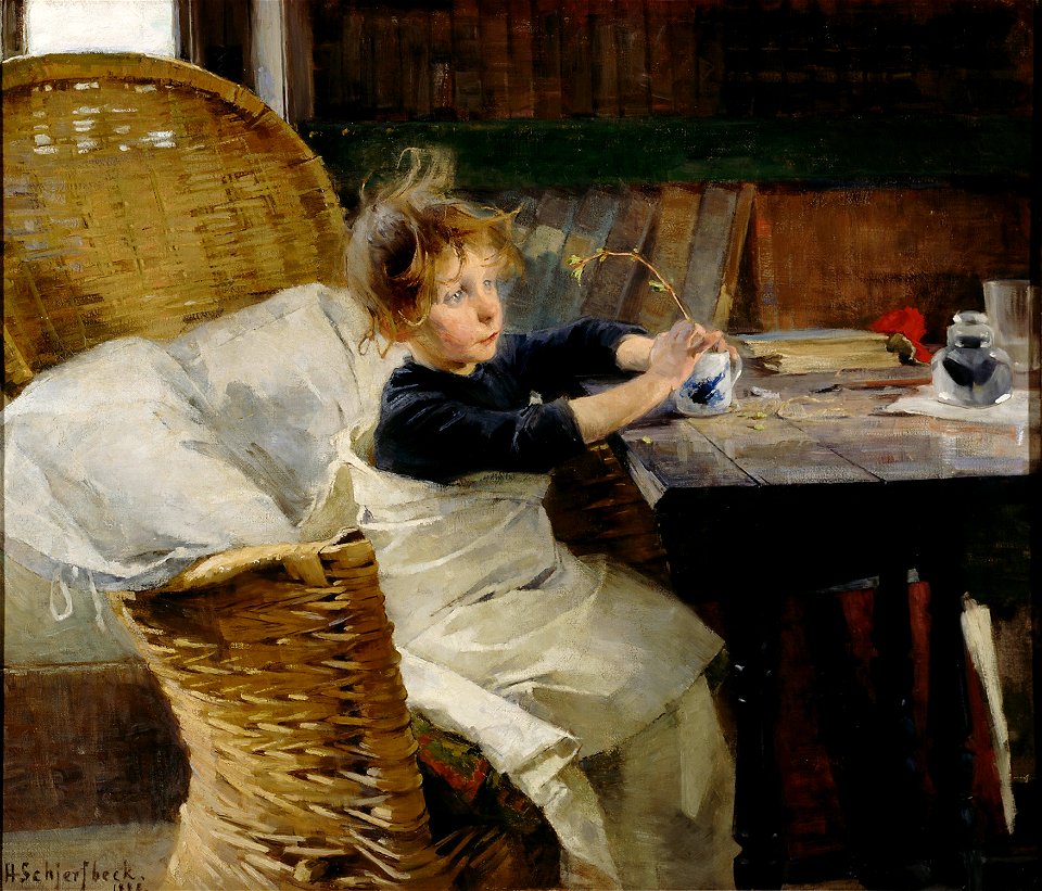 Helene schjerfbeck toipilas 1888
