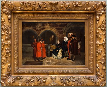 Hendrik Jan Augustyn Leys - Martin Luther Singing in the Streets of Eisenach - 56.281 - Detroit Institute of Arts