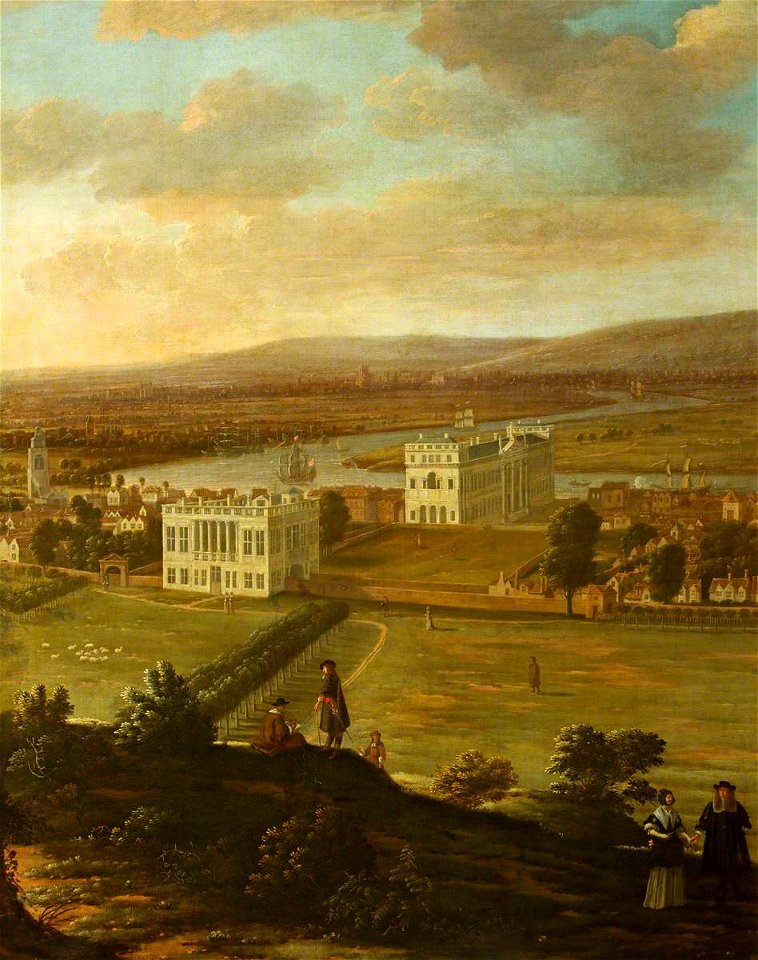 Hendrick Danckerts (1625-1680) - View of the Queen's House and Greenwich Palace from One Tree Hill - 453826 - National Trust