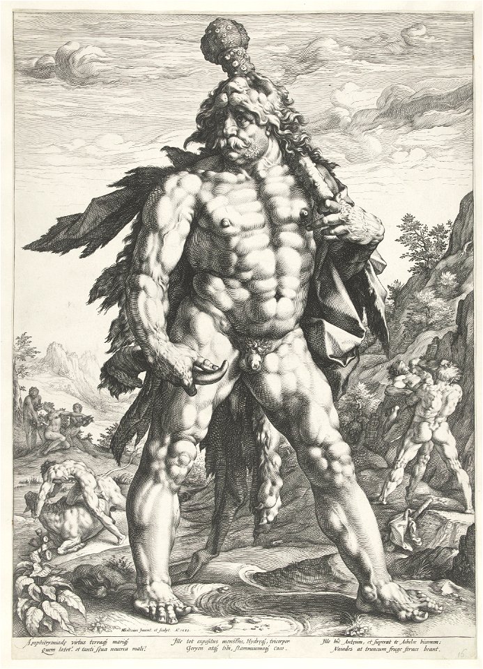 Hendrik Goltzius - De reus Hercules