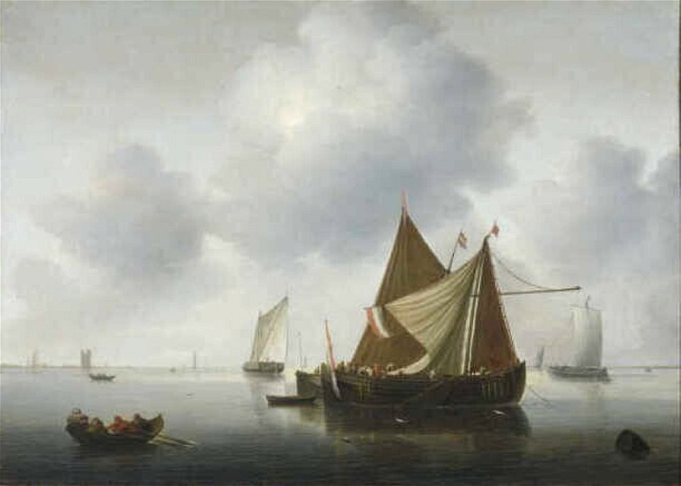 Hendrik Maertensz Sorgh - Gezicht op de Merwede - 1817 (OK) - Museum Boijmans Van Beuningen