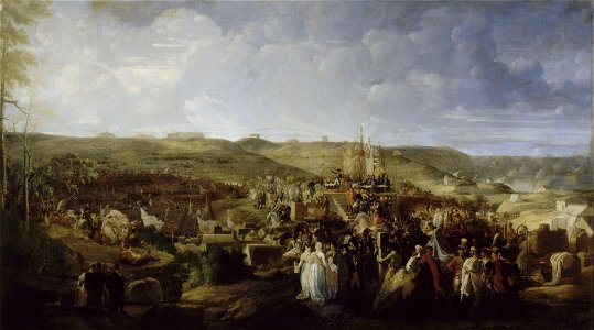 Hennequin - Napoléon Ier distribue les croix de la légion d'honneur au camp de Boulogne le 16 août 1804 (grand)