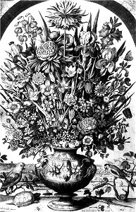 Hendrik Hondius (I) - Flower Piece with Birds - WGA11645