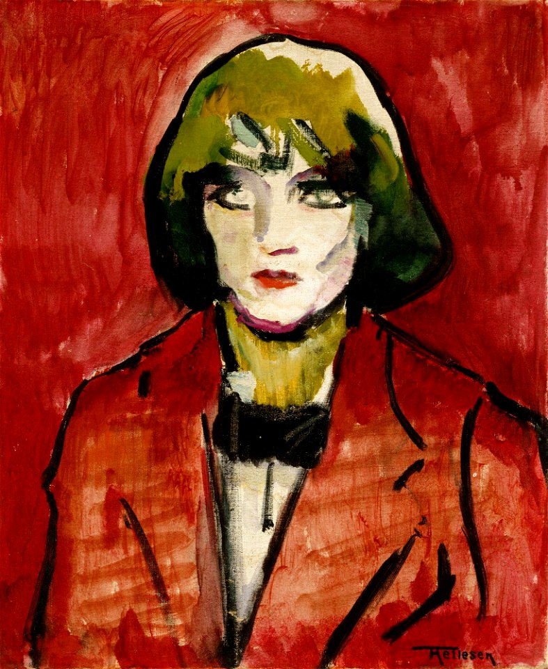 Thorvald Hellesen - Portrait of a Woman - NG.M.04199 - National Museum of Art, Architecture and Design