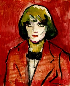 Thorvald Hellesen - Portrait of a Woman - NG.M.04199 - National Museum of Art, Architecture and Design