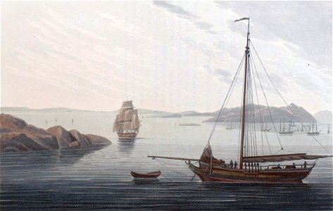 Heliesund Harbour (JW Edy, plate 02)