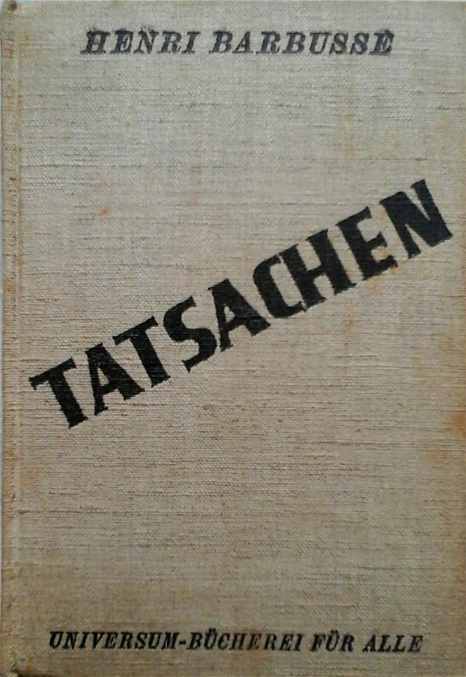 Henri Barbusse - Tatsachen. 1929