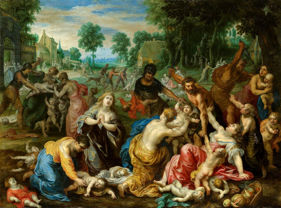 Hendrik van balen and jan breughel the younger massacre of the innocen