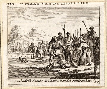 Hendrik Sumer en Jacob Mandel verdronken, objectnr A 42010