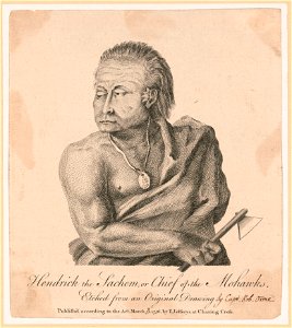 Hendrick the Sachem, or Chief of the Mohawks LCCN2004670550