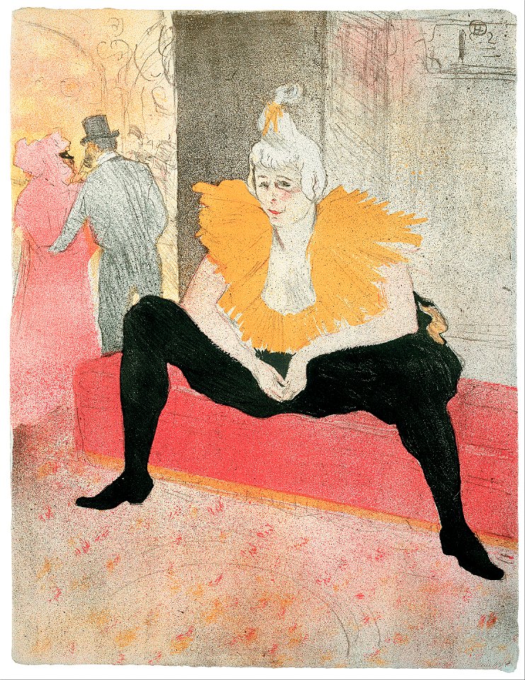 Henri de Toulouse-Lautrec - La Clownesse assise - Google Art Project