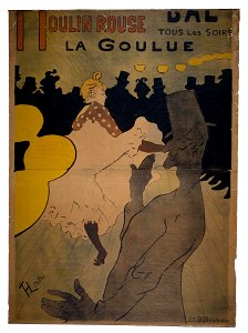 Henri de Toulouse-Lautrec - Moulin Rouge - Google Art Project. Free illustration for personal and commercial use.
