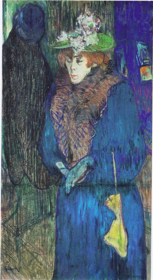 Henri de Toulouse-Lautrec - Jane Avril betritt das Moulin Rouge - 1892