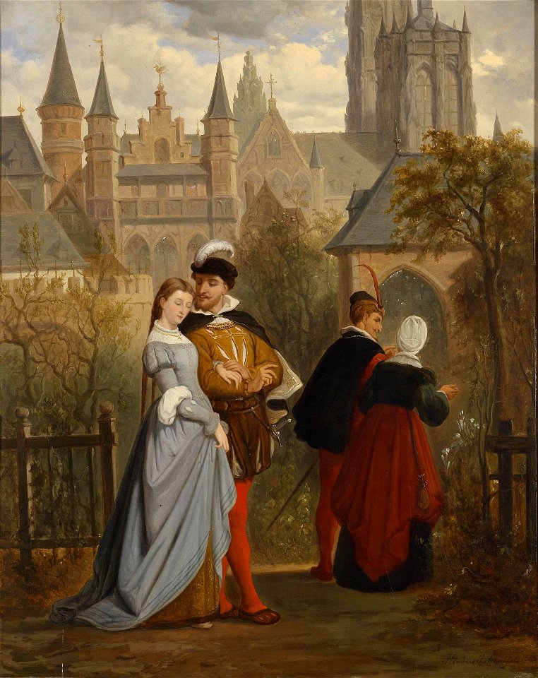 Hendrik Frans Schaefels Szene aus Goethes Faust