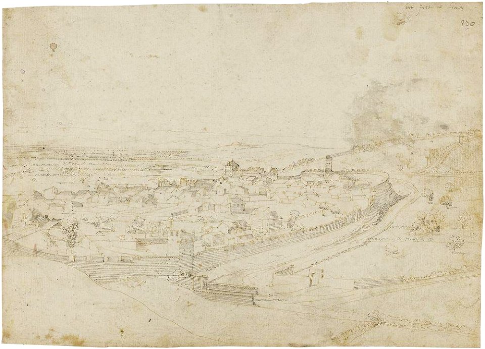 Hendrik Gijsmans - View of Saint-Juste near Lyon