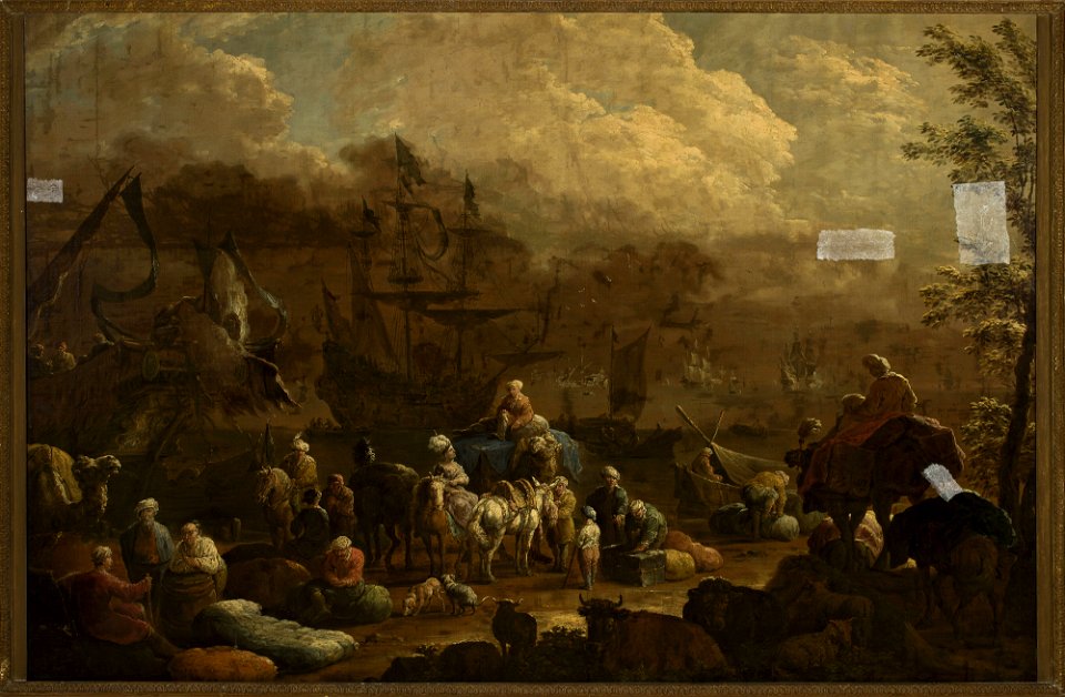 Hendrik van Minderhout - At an Eastern port - M.Ob.2469 MNW - National Museum in Warsaw