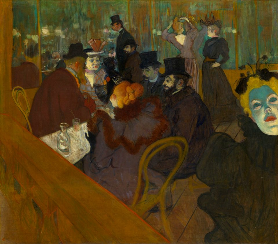 Henri de Toulouse-Lautrec - At the Moulin Rouge - Google Art Project