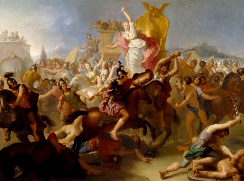Henri Antoine de Favanne - Armida Fighting the Christians - BF.1991.5 - Museum of Fine Arts