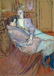 Henri de Toulouse-Lautrec (1864-1901) - The Two Friends (Les Deux Amies) - N05142 - National Gallery
