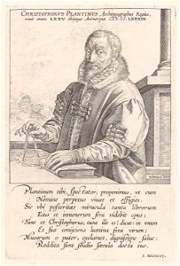 Hendrick Goltzius Porträt Christoph Plantin c1590