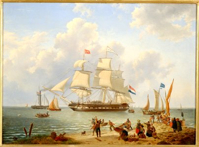 Hendrik Vettewinkel - Het koopvaardijschip Flevo - SA 8340 - Amsterdam Museum