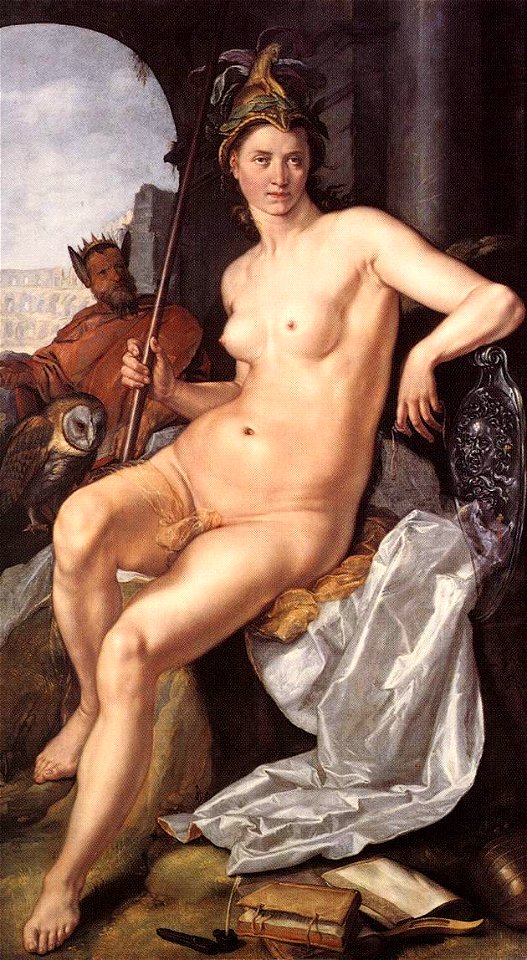 Hendrick Goltzius - Minerva - WGA09728