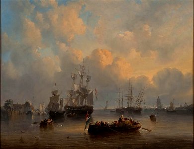Henri Adolphe Schaep - Havengezicht