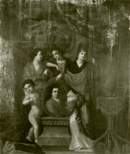 Hendrik Valkenaer - Zinnebeeldige voorstelling met portret van Jurriaan Pool (1666-1745) - SB 4856 - Amsterdam Museum