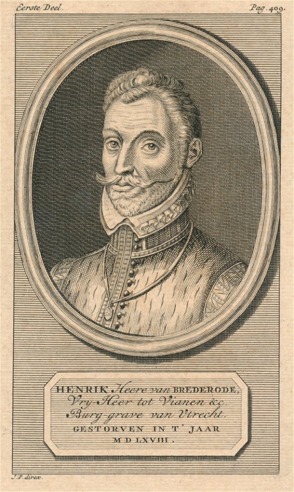 Hendrik van Brederode 1531-1568, Erfgoedcentrum Rozet, 300 191 d 2 B-28