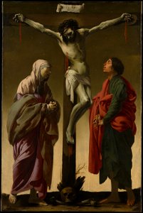 Hendrick ter Brugghen The Crucifixion with the Virgin and Saint John. Free illustration for personal and commercial use.
