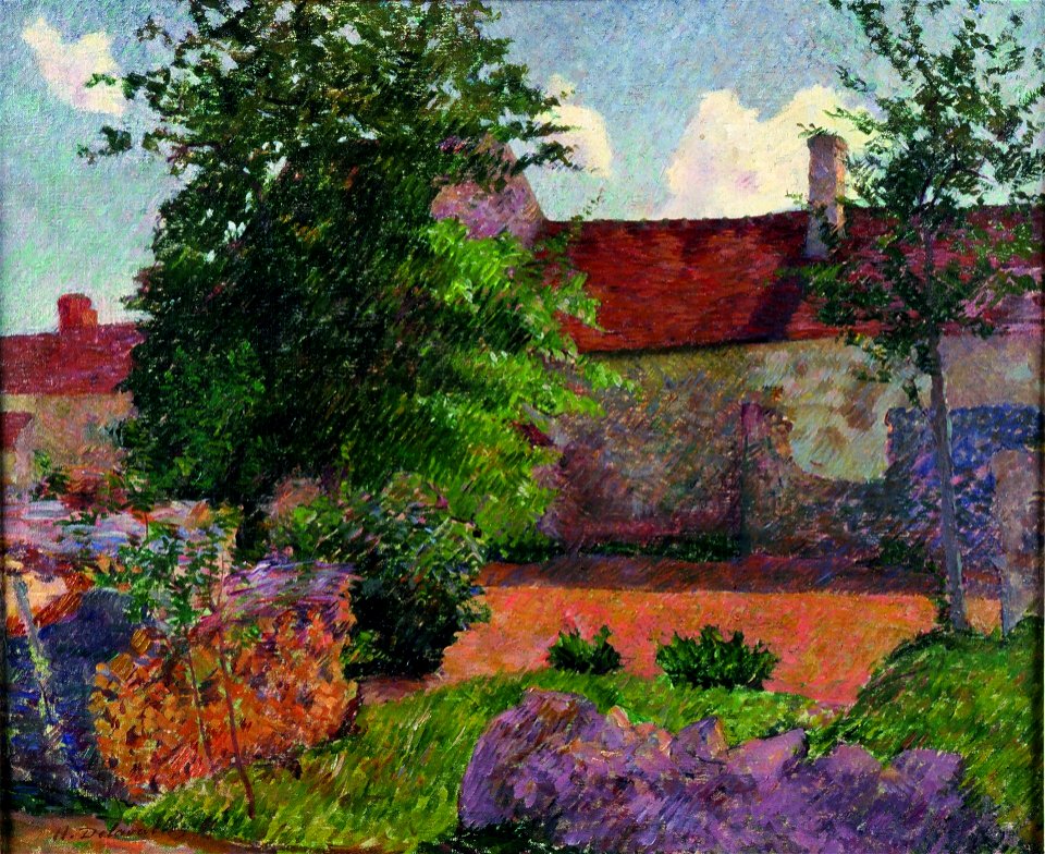 Henri Delavallée Paysage à Marlotte