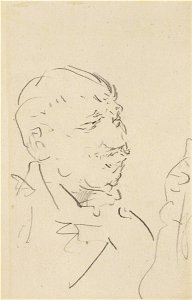 Henri de Toulouse-Lautrec - Head of a Man - Google Art Project