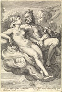 Hendrick Goltzius - Jupiter en Juno, 1575-1607