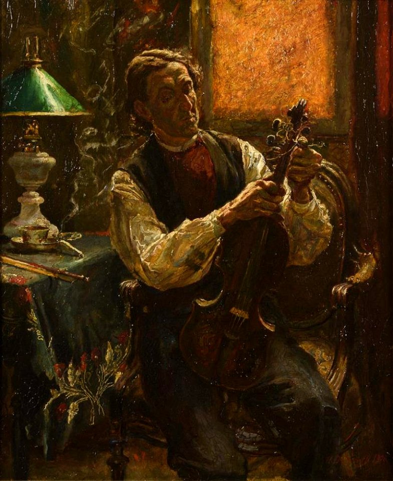 Henri De Smeth Der Geiger 1900