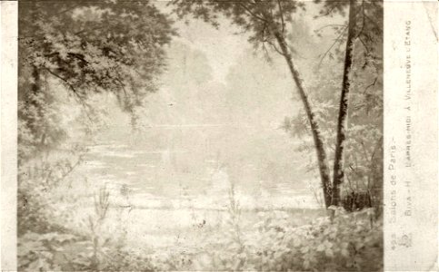 Henri Biva, L'Après midi à Villeneuve L'Etang, Salon de Paris