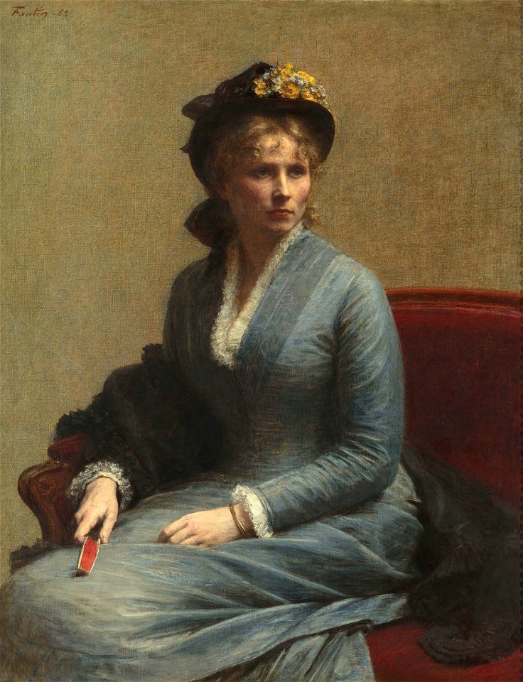Henri Fantin-Latour - Portrait of Mlle C. D, 1882