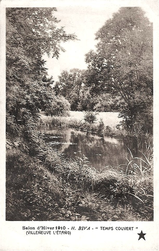 Henri Biva, Temps couvert (Villeneuve L'Etang), Salon d'Hiver 1910
