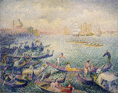 Henri Edmond Cross - Regatta in Venice - Google Art Project