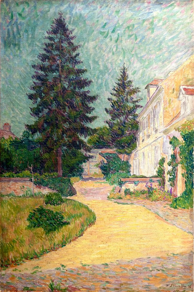Henri Delavallée1892 La maison familiale d'Apremont