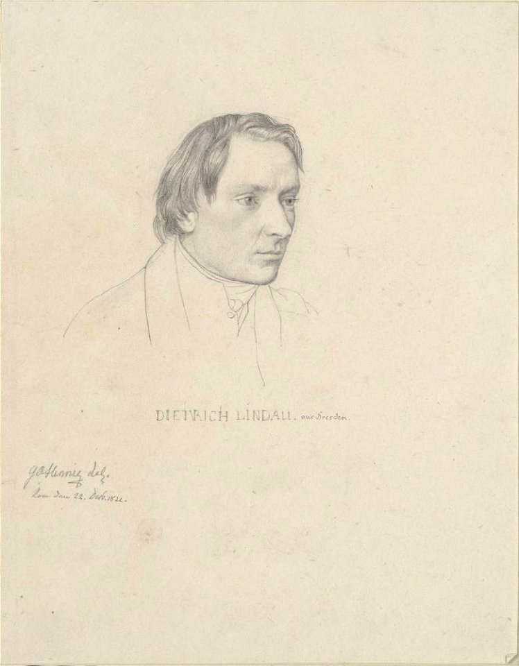 Gustav Adolph Hennig - Bildnis Dietrich Wilhelm Lindau (1822)