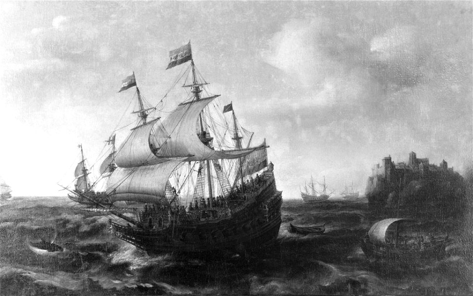 Hendrik Cornelisz. Vroom - Zeegezicht - SA 865 - Amsterdam Museum