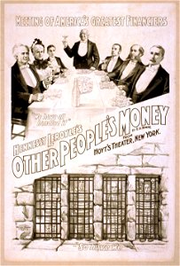 Hennessy Leroyle's Other people's money from Hoyt's Theater, New York - by E.O. Towne. LCCN2014636674