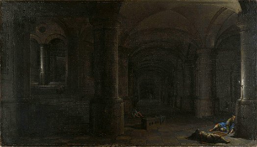 Hendrick van Steenwyck the Younger (Antwerp c. 1580 - The Hague^ 1649) - The Liberation of St Peter - RCIN 402882 - Royal Collection