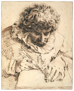 Hendrik Goltzius - Portret van Gillis van Breen