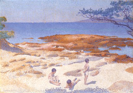 Henri Edmond Cross - Beach at Cabasson (Baigne-Cul) - 1983.513 - Art Institute of Chicago