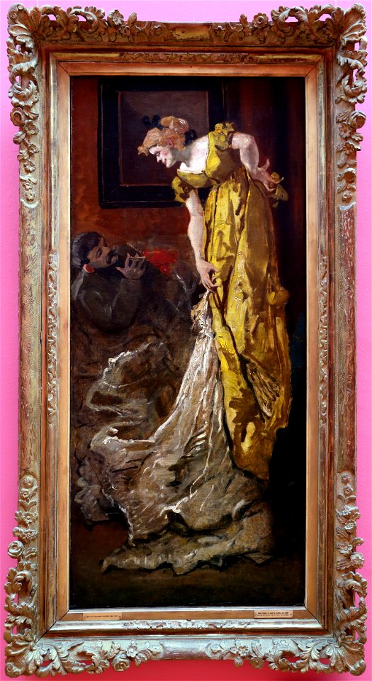 Henri de toulouse-lautrec, nell'atelier, la posa della modella