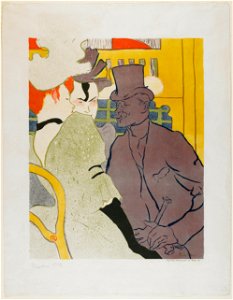 Henri de Toulouse-Lautrec - The Englishman at the Moulin Rouge - Google Art Project