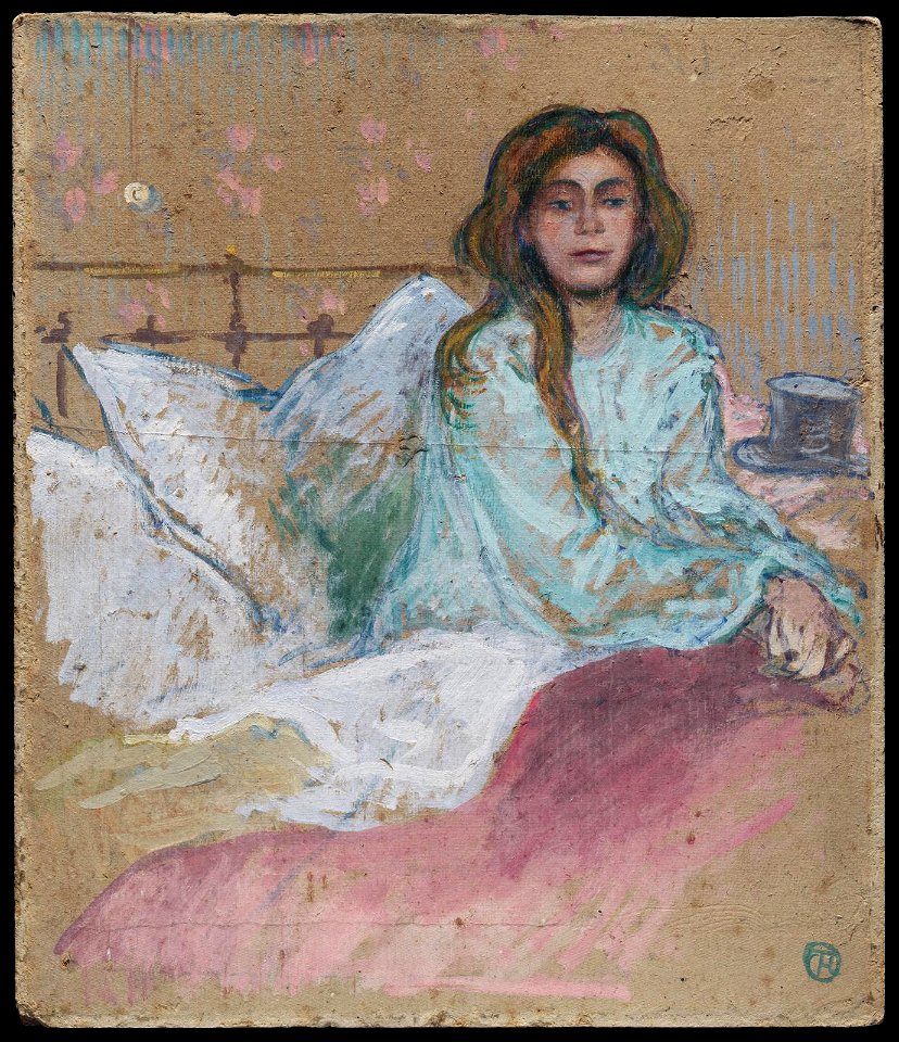 Henri de Toulouse-Lautrec - Woman Seated in Bed - 2004.445 - Museum of Fine Arts