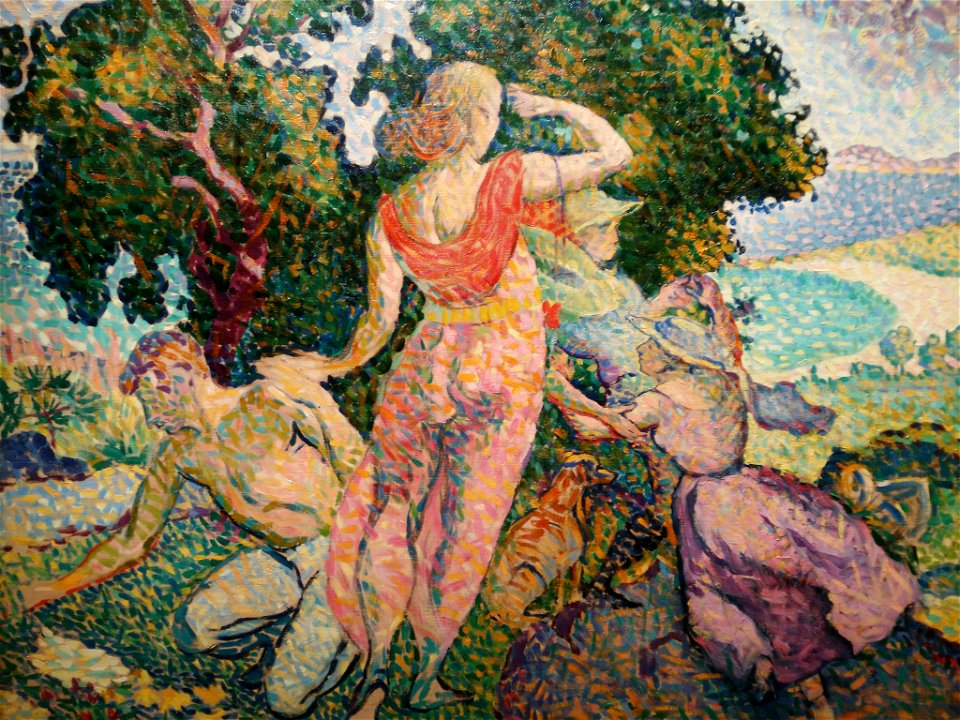 Henri Edmond Cross - étude pour Excursion
