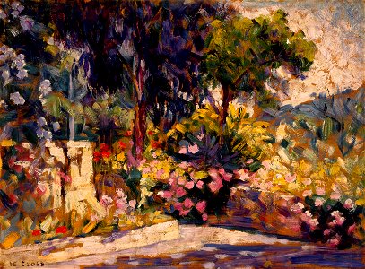 Henri Edmond Cross - The Flowered Terrace - 98.277 - Museum of Fine Arts